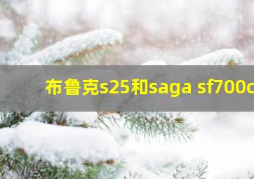 布鲁克s25和saga sf700c